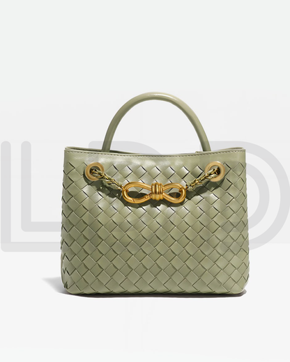 B-O-T-T-E-G-A V-E-N-E-T-A Small Andiamo Bag – Signature Luxe Women Bag (Green-2)