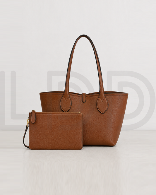G-U-C-C-I Totissima Reversible Tote Bag – Premium Quality Women Bag | Double Box & Dust Bag (Brown)