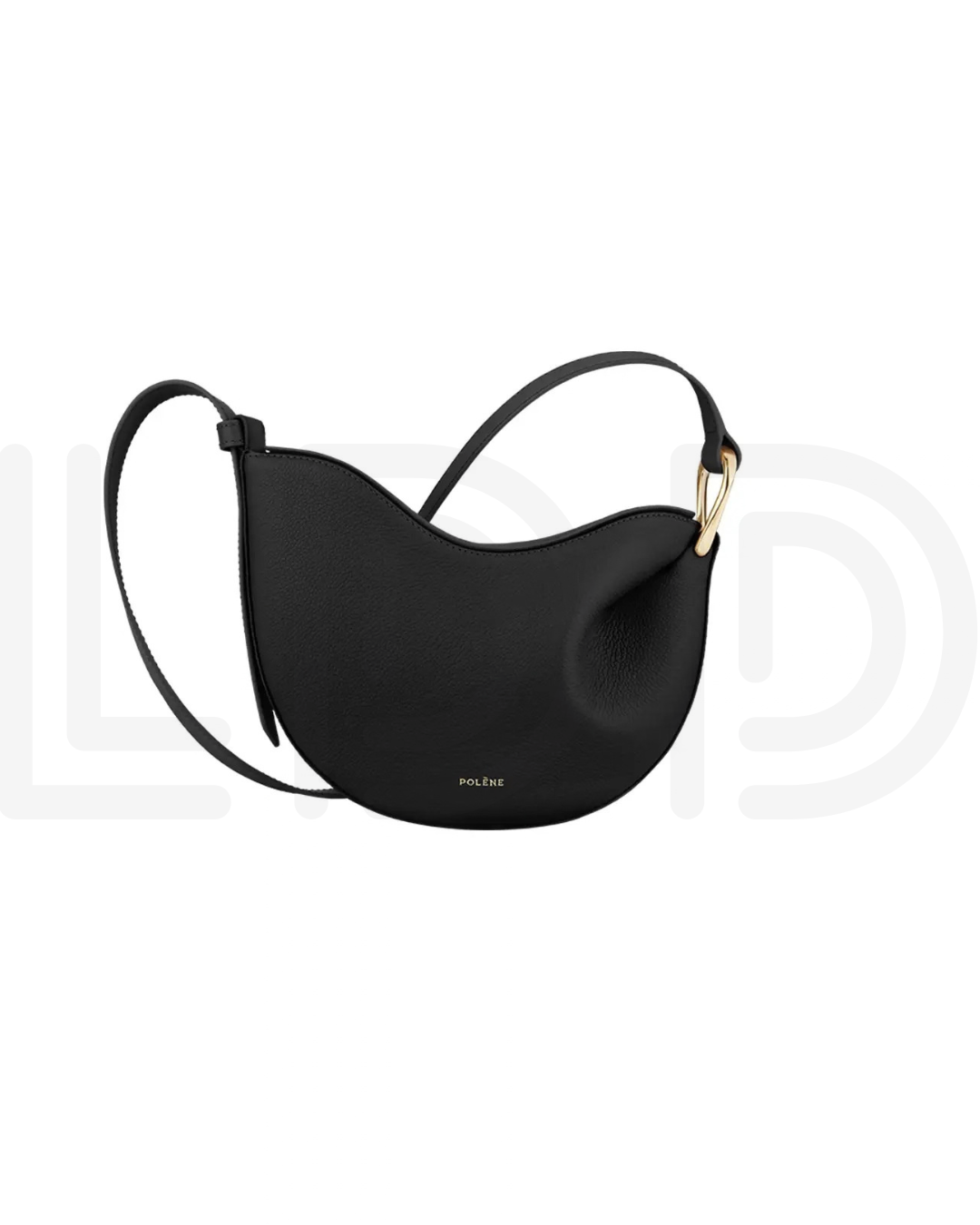 P-O-L-E-N-E Tonca Edition Textured Cognac – Premium Women Bag (Black)