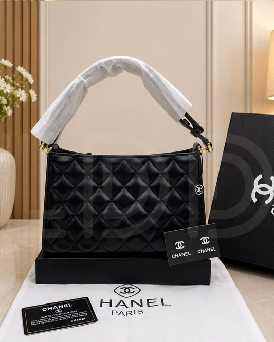 C-H-A-N-E-L 26x Christmas Limited Edition Hobo Shoulder Bag – Luxury Women Bag (Black)