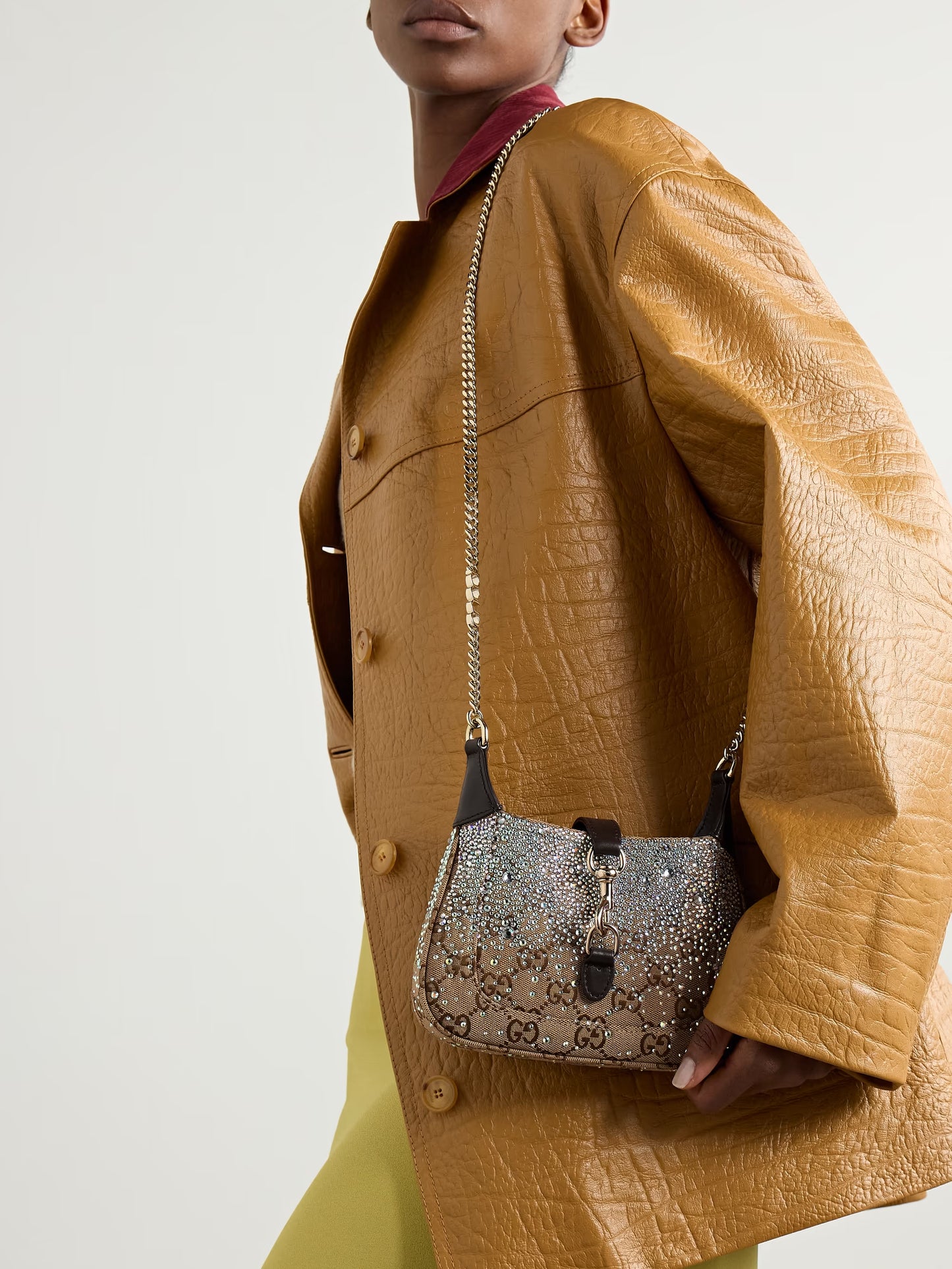 G-U-C-C-I Jackie Notte Mini Crystal Women Bag – Premium Edition