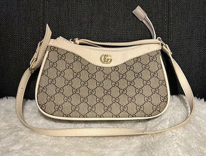 GUCCI OPHIDIA SMALL BAG – Women Bag (Off White Beige)