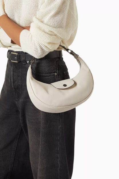 L-O-N-G-C-H-A-M-P Le Pliage Xtra Shoulder Bag M – Master Quality Women Bag (White)