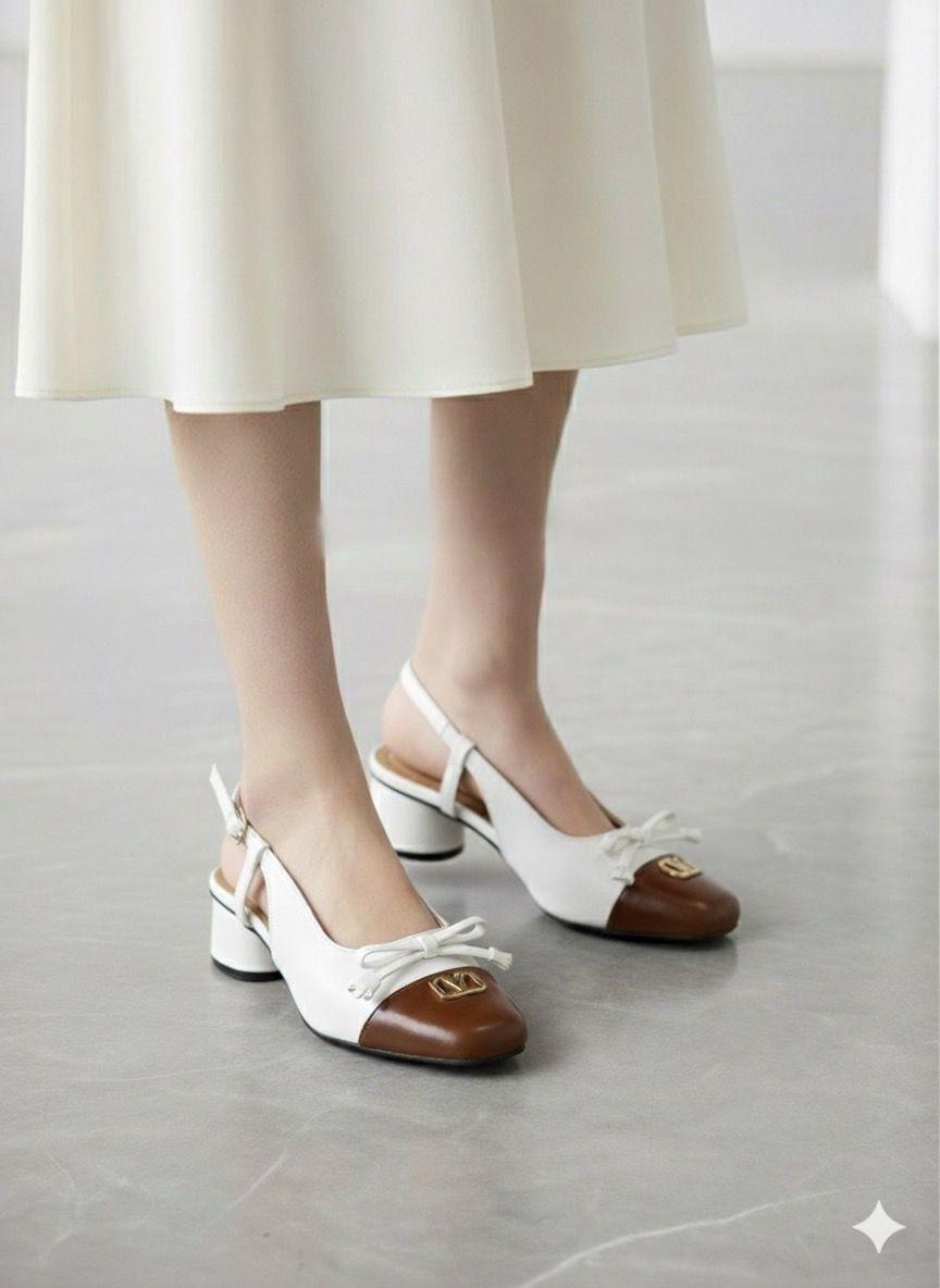 V-A-L-E-N-T-I-N-O New Arrival Heels – Premium Women Heels (White)