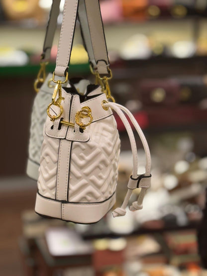 Fendi Mon Tresor Bucket Bag – Premium Women Bag (White)