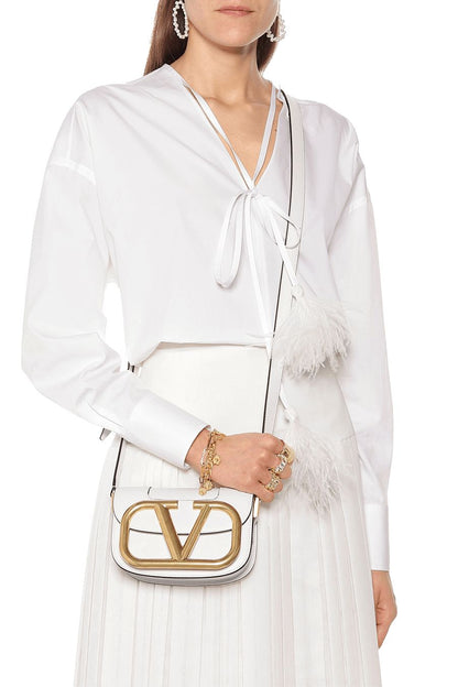 V-a-l-e-n-t-i-n-o Garavani Supervee Small Women Bag (White)