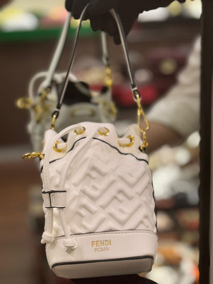 Fendi Mon Tresor Bucket Bag – Premium Women Bag (White)