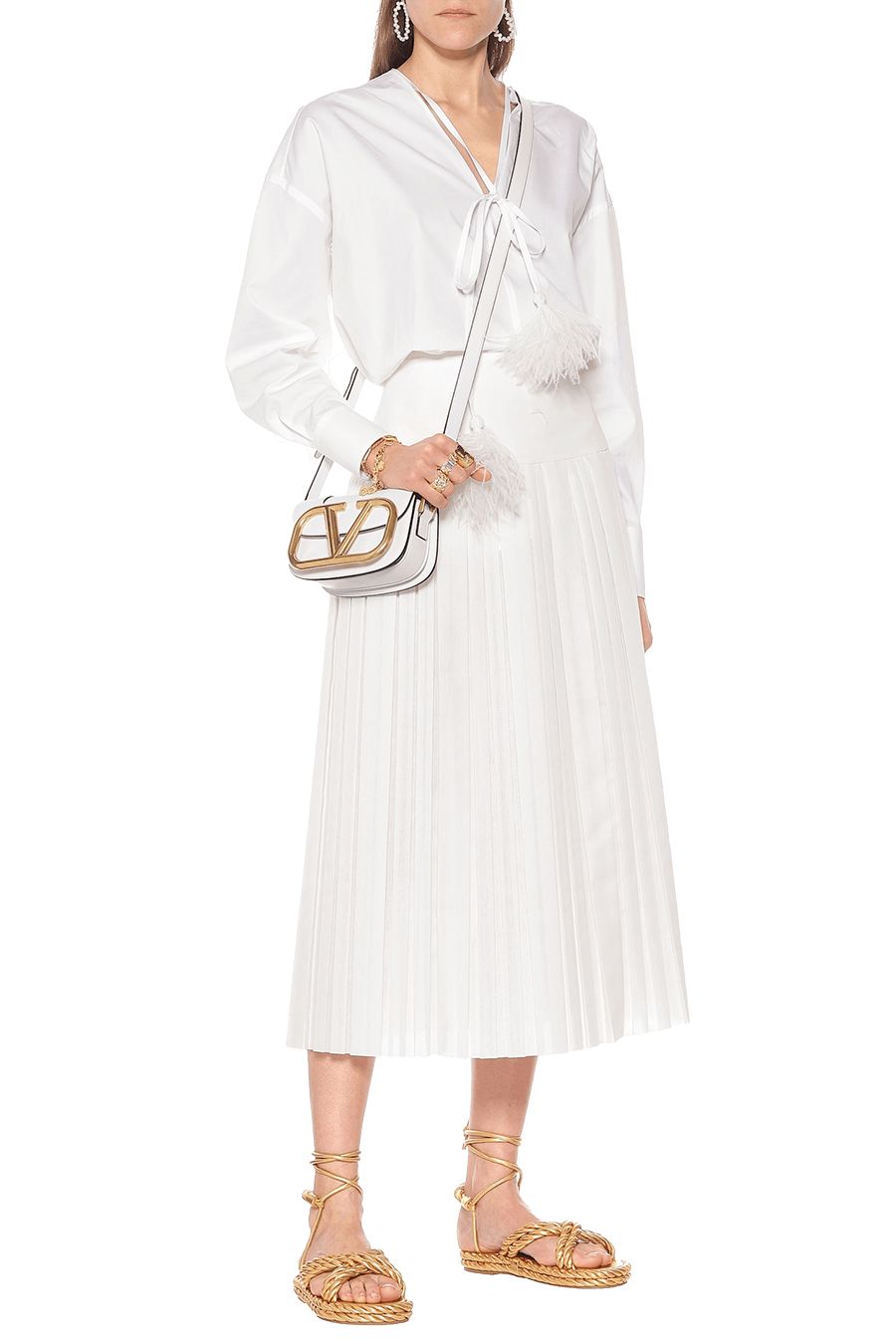 V-a-l-e-n-t-i-n-o Garavani Supervee Small Women Bag (White)