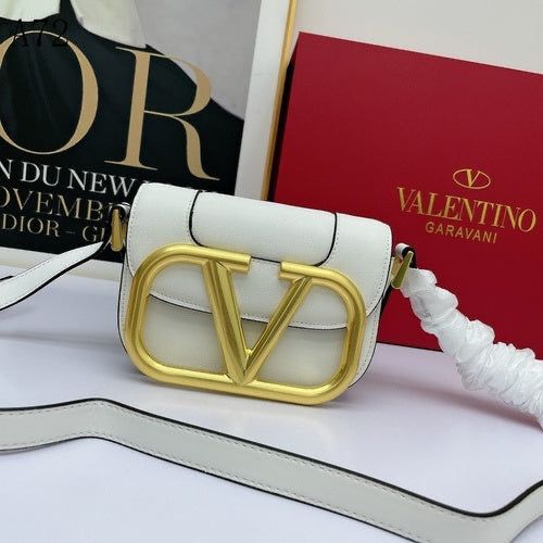 V-a-l-e-n-t-i-n-o Garavani Supervee Small Women Bag (White)
