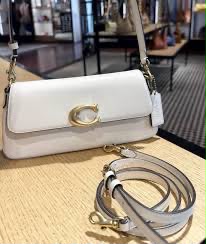 C-O-A-C-H JET SHOULDER BAG – Premium Quality Women Bag | Shoulder & Crossbody Style (White)