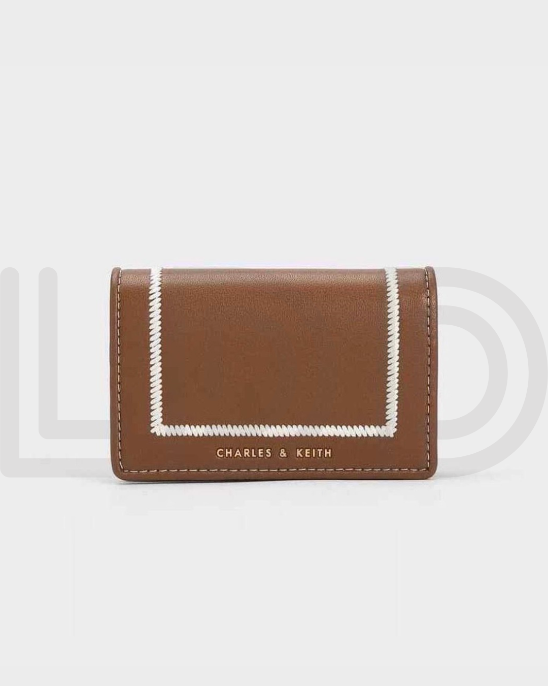 C-H-A-R-L-E-S & K-E-I-T-H Astra Contrast Trim Wallet – Compact Luxe Women Wallet (Brown)